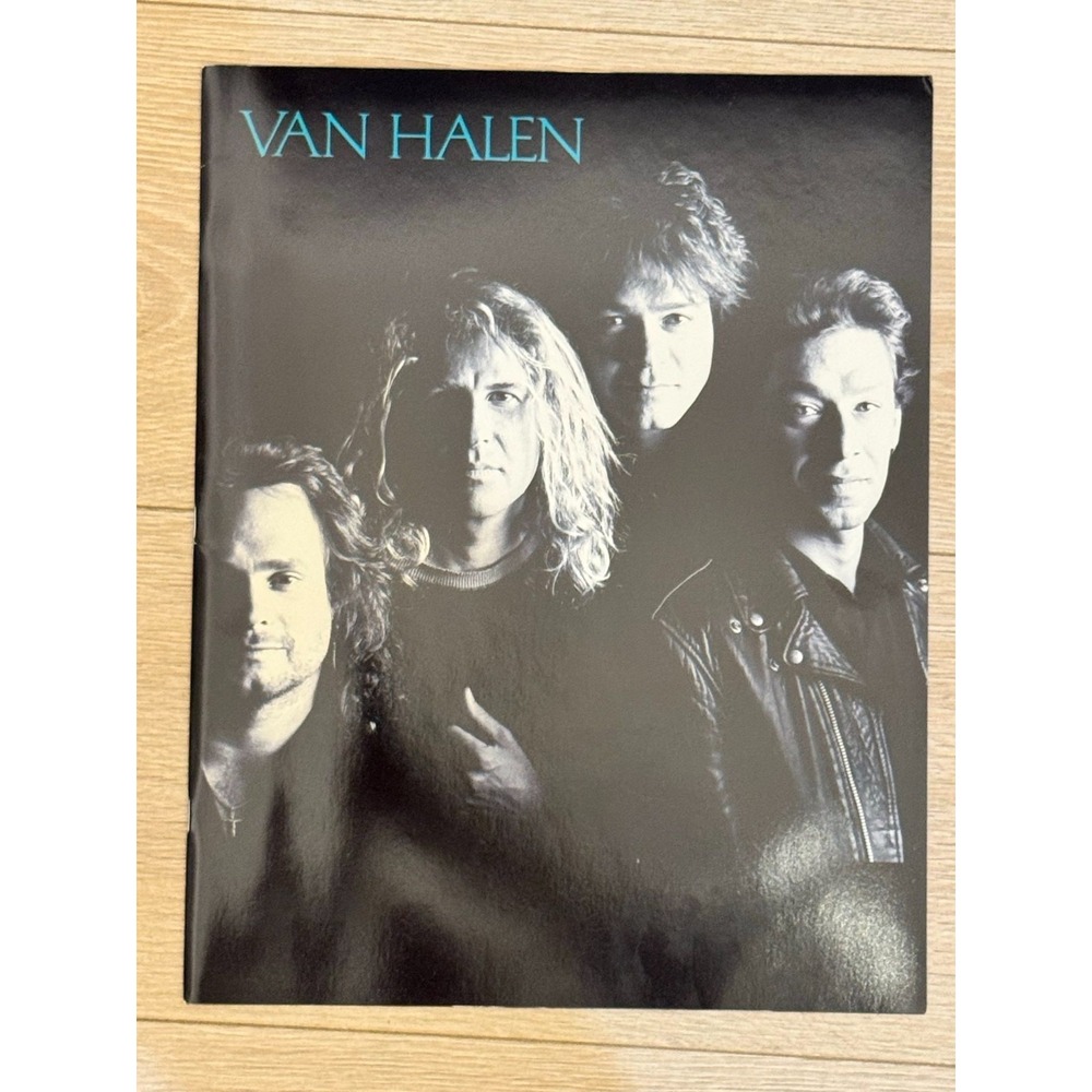 Van Halen 1988-1990 OU812 World Tour Program Sammy Hagar Era Vintage Concert